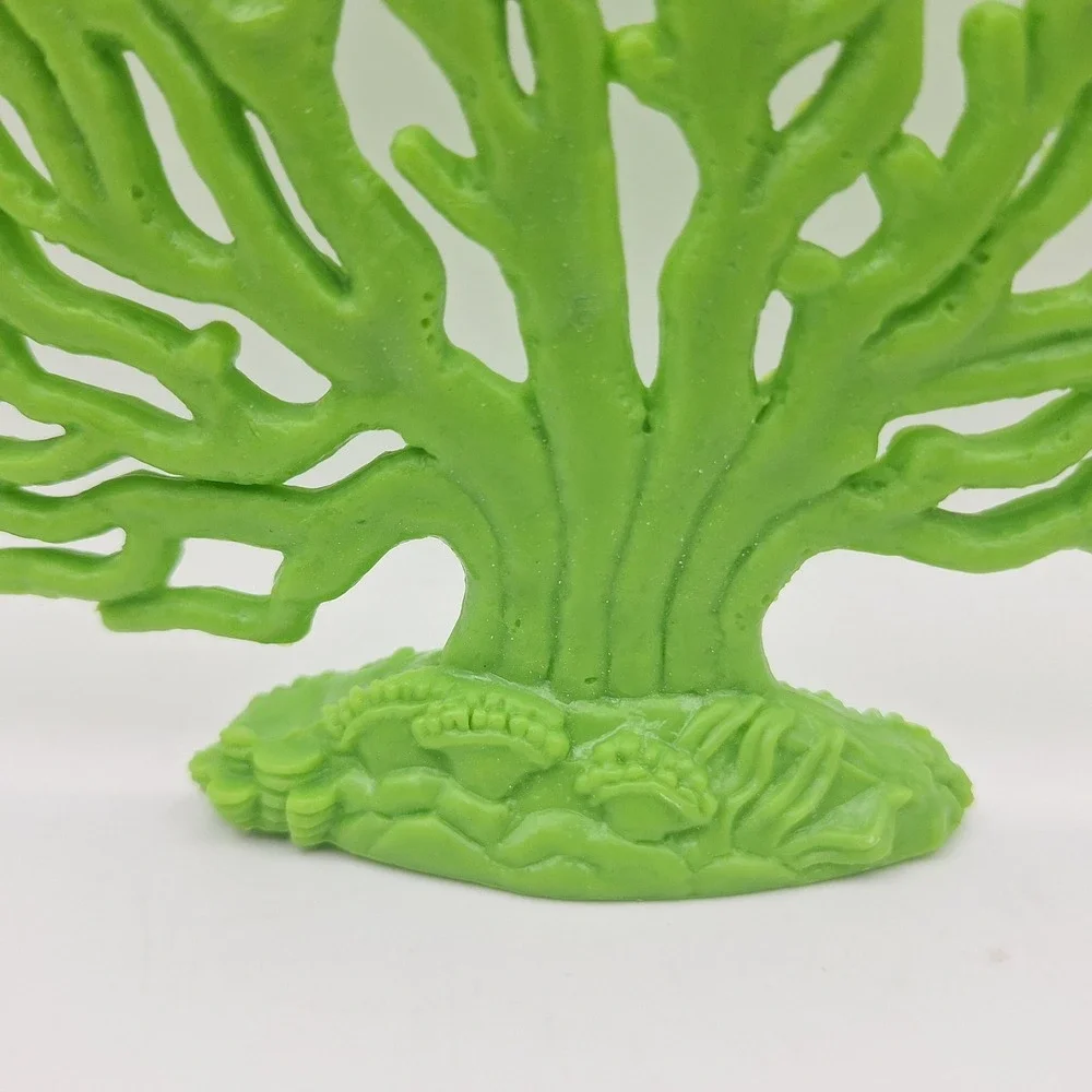 Artificial Plastic Green Coral Aquarium Plant Fish Tank Ornament Decoration